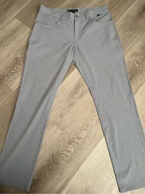 Travis Mathew Grey Performance Pants size 34x32